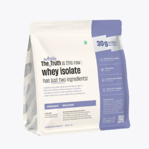 Unflavoured 30 g Pure Whey Protein Isolate Pack of 1 KG