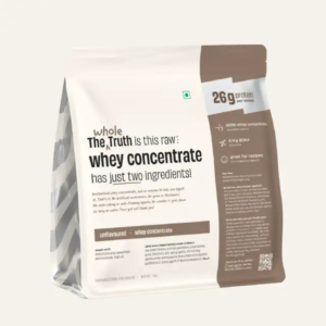 Unflavoured Raw Whey Protein Concentrate 26 g Pack of 1 KG